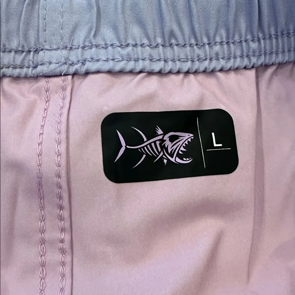 👕 Psycho Tuna Lavender Sandbar Swim Trunks Men’s Large NWT